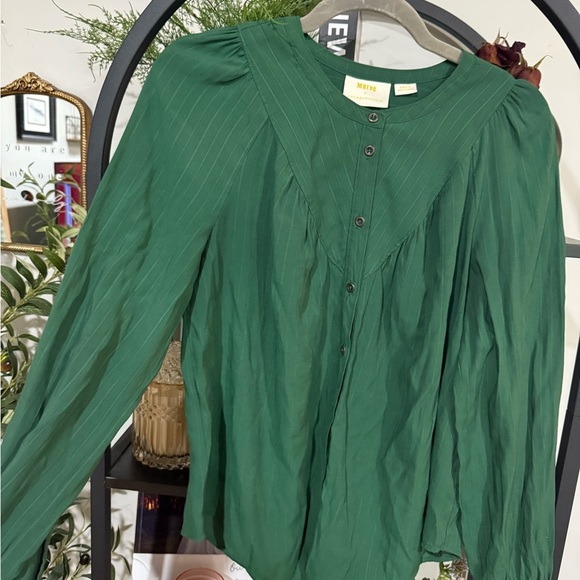 Anthropologie Maeve Avignon Buttondown Blouse size small - Picture 3 of 10